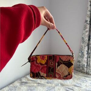 Vera Bradley Buttercup quilted wristlet bag